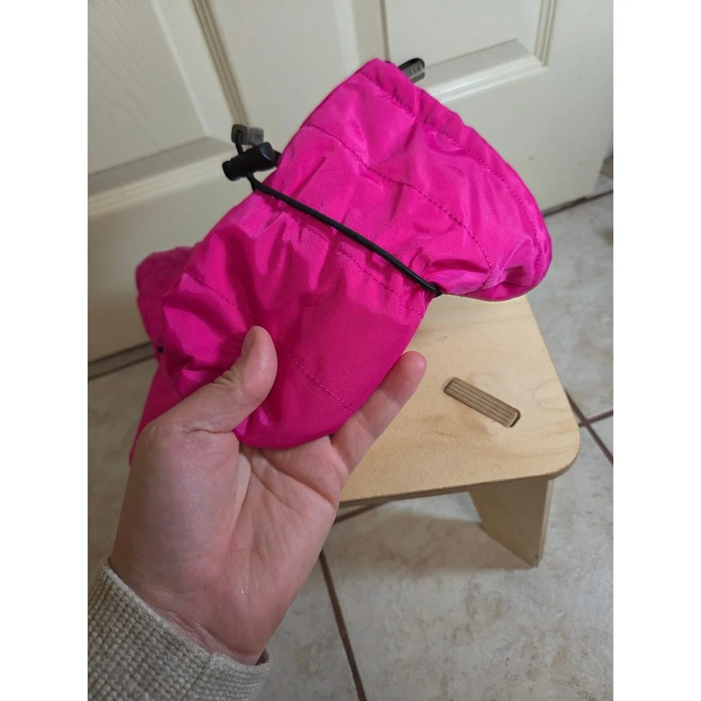 Stonz Baby Mittens Pink Winter Snow Mitts Adjustable 12-24 Months
